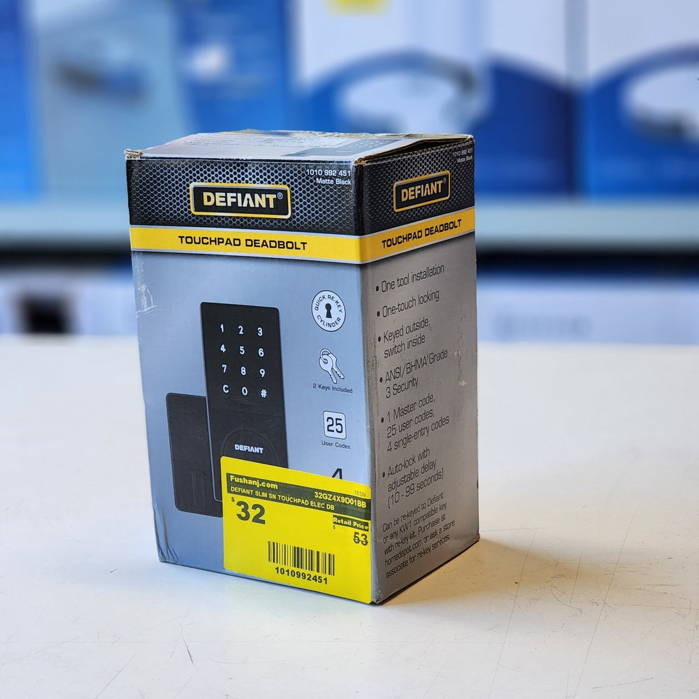 DEFIANT SLIM SN TOUCHPAD ELEC DB (32GZ4X9D01BB) DEFIANT SLIM SN TOUCHPAD ELEC DB (32GZ4X9D01BB)